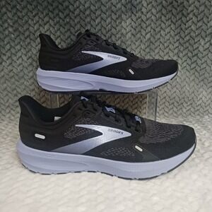 Brooks Launch 9 Black Ebony Purple Women's Walking Running Sneakers Shoes Sz 10